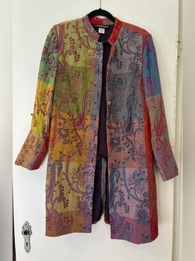 Paisley Colorful Patchwork Jacket Medium